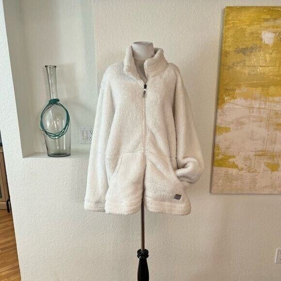 NWOT Free Country Butter Pile Faux Fur Trim Jacket - Women's Sz 3X - Picture 6 of 13